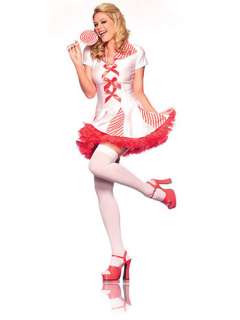 Sexy Nurse Candy Striper Lollipop Girl Costume BW845 ML  