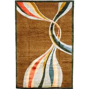  Silhouette Himalayan Sheep Wool Contemporary Rug Size 9 