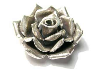 Thai Karen Hill Tribe silver Rose pendant  D112  