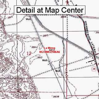 USGS Topographic Quadrangle Map   La Mesa, New Mexico (Folded 