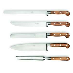  Consigli 5 Piece Olive Wood Handle Kitchen Knife with 
