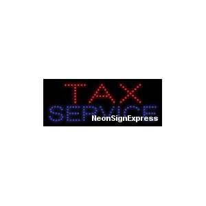 Tax Service LED Sign