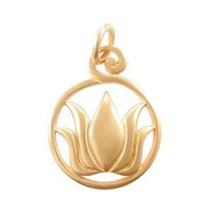   Flower Pendant in Gold Vermeil, #8147 Taos Trading Jewelry Jewelry