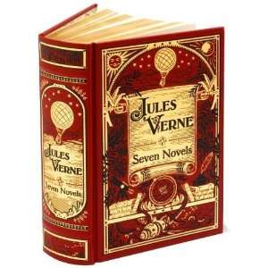   Jules Verne Seven Novels (Leather Bound Hardcover)  Author  Books
