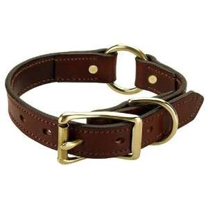  English Bridle Leather Safety Collar (Size3/4x12)
