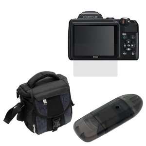   Protector + Memory Card Reader for Nikon COOLPIX L120 Digital Camera