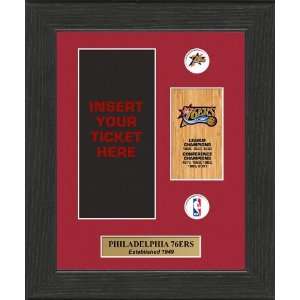 Philadelphia 76ers Framed Ticket Display  Sports 