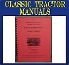 FARMALL CUB 193 Moldboard Plow Operators Manual