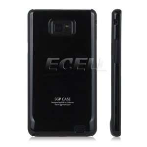  Ecell   BLACK SGP ULTRA THIN CASE FOR SAMSUNG I9100 GALAXY 