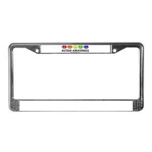  Autism License Plate Frame by  