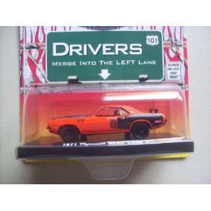   M2 Machines Drivers 101 R3 Orange 71 Plymouth Hemi Cuda: Toys & Games