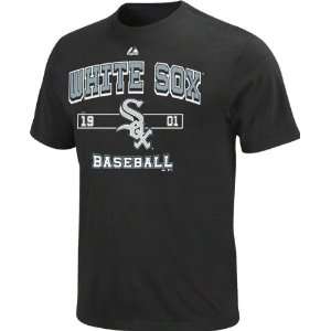  Chicago White Sox Black Past Time Original T Shirt: Sports 