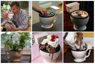 ORIGINAL COOL INSPIRED Big Toy Toilet Coffee Tea Mug Cup Novelty FUN 