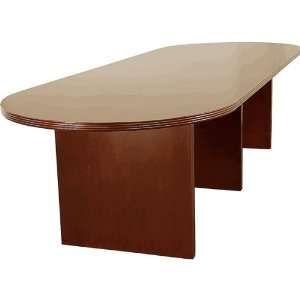  10 Wood Veneer Racetrack Contemporary Conference Table 