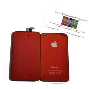  iPhone 4S Color Conversion Kit + Tools   Mirror Red 