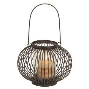 Contemporary Wood Glass Decorative Candle Lantern:  Home 