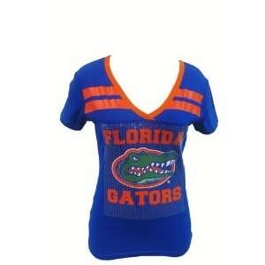   Florida Gators Ladies Jersey Style Sequin T Shirt