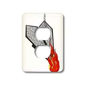  R McDowell Graphics Love   Crash and Burn   Light Switch 