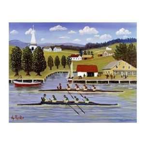    Konstantine Rodko   Rowing Crew Giclee Canvas