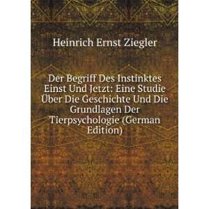  Der Tierpsychologie (German Edition) Heinrich Ernst Ziegler Books