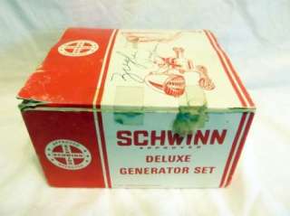 Vintage 1971 Schwinn Bicycle Deluxe Generator Headlight Tail light Set 