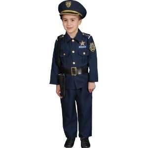Lets Party By Dress Up America Police Officer Deluxe Toddler Costume 
