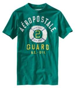 NEW Aeropostale Mens Logo Embroidered and Cloth T Shirt   Size Large