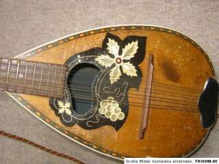 Nice old mandolin with mother of pearl inlays  
