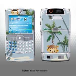  Motorola Q Blue Cute Monkey GEL skin m8054 Everything 