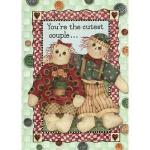  Cutest Couple Happy Anniversary Card Toys & Games