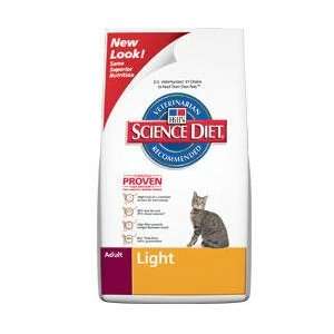  Hills Science Diet Adult Light Formula Dry Cat Food 4 lb 