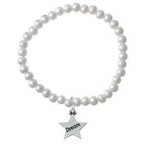  Dream Star   Czech Glass Pearl Charm Bracelet [Jewelry 