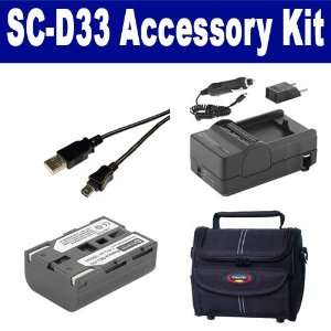 Samsung SC D33 Camcorder Accessory Kit includes: SDSBL110 Battery, SDM 