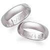 Sterling Silver Promise Ring Personalized   Free Engraving on One Side