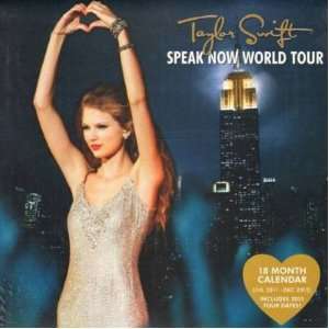  Taylor Swift Tour 2012 Wall Calendar 12 X 12 Office 
