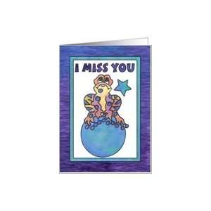  Blue Moon Baby Frog, (I miss you) Card Health & Personal 