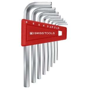  PB Swiss Tools Hex Key Set, chrome plated, with sizes 0.89 