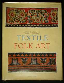 BOOK Czech Textile Folk Art embroidery costume old KROJ  