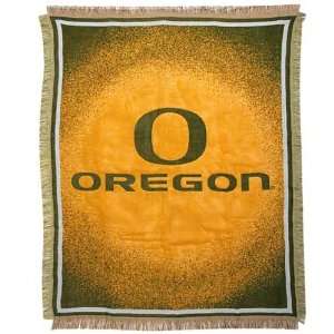  Oregon Ducks 46 x 60 Yellow Focus Woven Tapestry Throw 