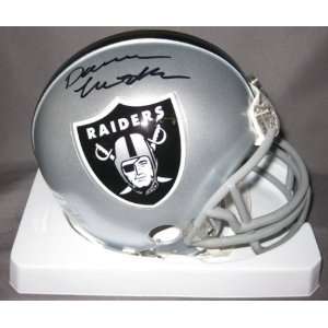 Darren McFadden Oakland Raiders NFL Hand Signed Mini Football Helmet