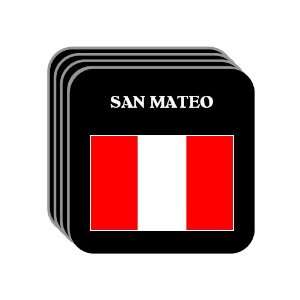  Peru   SAN MATEO Set of 4 Mini Mousepad Coasters 
