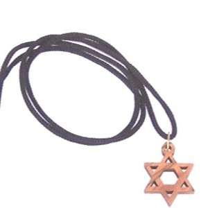  Star of David (Magen Daveed)   olive wood necklace 