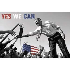  Bruce McGaw Publisher 36W by 24H  Obama Yes we can 