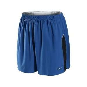   Mens 5 Stretch Woven Running Shorts Blue Size L