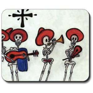  Poncho Band Day of the Dead Mouse Pad: Office Products