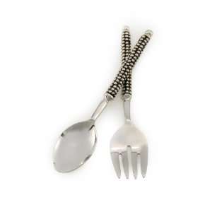  Star Home Beaded Salad Servers, Set of 2: Kitchen & Dining