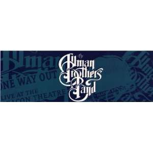  Allman Brothers Blue Logo Sticker S 3292: Toys & Games