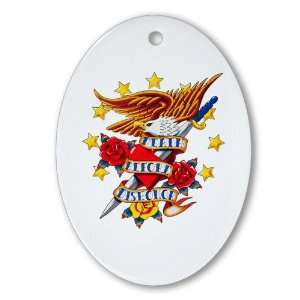    Ornament (Oval) Bald Eagle Death Before Dishonor: Everything Else