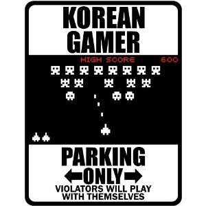 Korean Gamer   Parking Only ( Invaders Tribute   80S Game)  North 