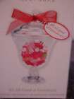 Hallmark Heart Shaped Candy Dish White with Red Hearts